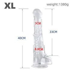 Alien Horse Dildos for Women Huge Monster Mustang Penis Soft Anal Toys Masturbator Animal Dick Lesbian Buttplug Gay Sex Tools - Passion Pulse Adult