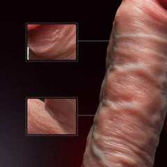 Realistic Telescopic Vibrator – Heated Thrusting Dildo & Anal Plug for Women - Passion Pulse Adult