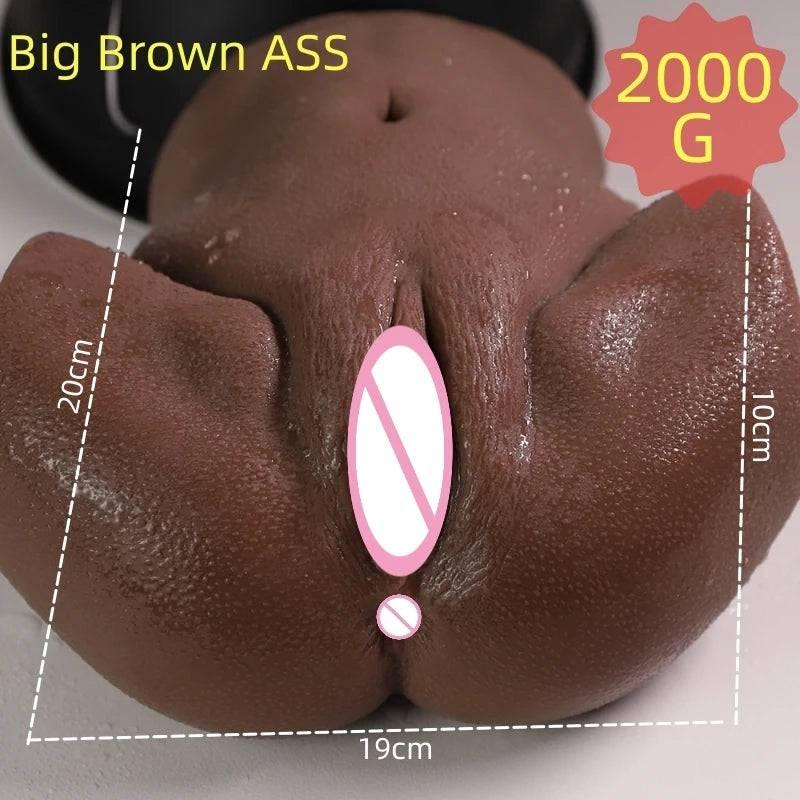 1:1 Life-Size Realistic Half Body Sex Doll Torso Masturbation for Men Real Skin TPE Adult Products Big Vagina Pussy Anal Sexshop - Passion Pulse Adult