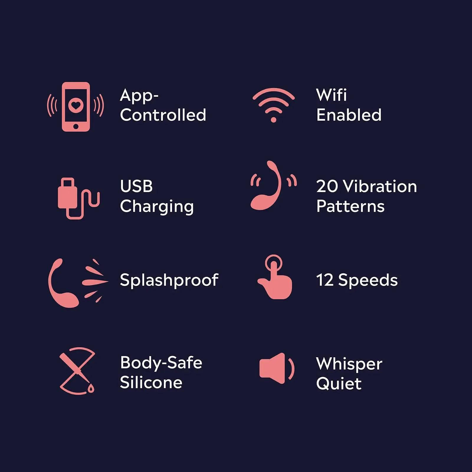 App-Controlled Love Egg Vibrator - Passion Pulse Adult