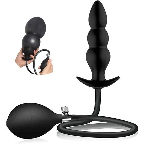 BDSM Inflatable Anal Plug – Butt Plug and Anal Dilator for G-Spot & Prostate Stimulation - Passion Pulse Adult