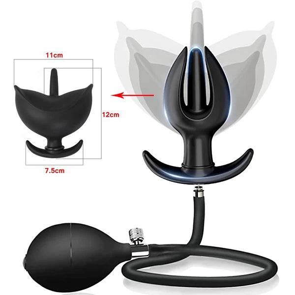 BDSM Inflatable Anal Plug – Butt Plug and Anal Dilator for G-Spot & Prostate Stimulation - Passion Pulse Adult