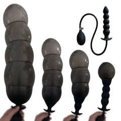 BDSM Inflatable Anal Plug – Butt Plug and Anal Dilator for G-Spot & Prostate Stimulation - Passion Pulse Adult