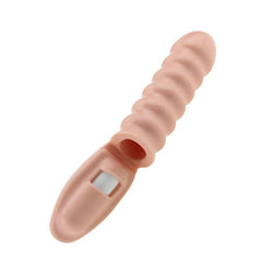 Couples Clitoral & G-Spot Finger Vibrator | Stimulator & Massager Finger Sleeve | Erotic Sex Toys for Women & Men - Passion Pulse Adult