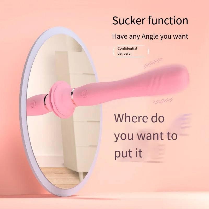 GALAKU Heated Wand Vibrator with Suction Cup - Passion Pulse Adult