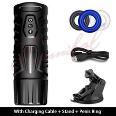 Hannibal Automatic Male Masturbator 7 Thrusting Rotating Modes Mastubator Cup Electric Pocket Pussy For Penis Sex Toy For Men - Passion Pulse Adult
