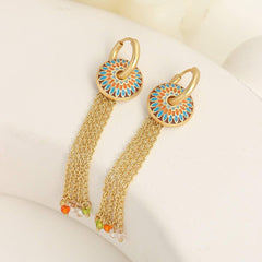 Long Fringe Earrings - Passion Pulse Adult