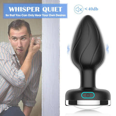 LumiVibe - Vibrating Light-Up Remote Control Plug - Passion Pulse Adult