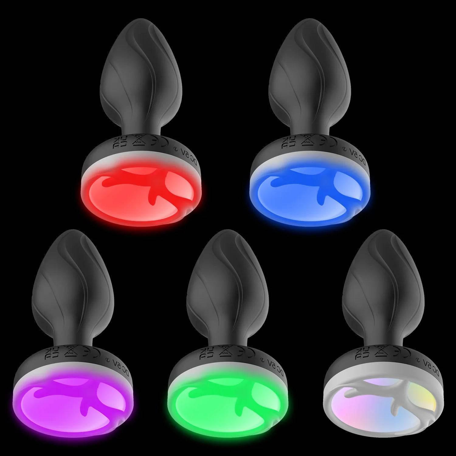 LumiVibe - Vibrating Light-Up Remote Control Plug - Passion Pulse Adult