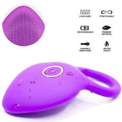 Clitoris Stimulator Orgasm Vibrator: Male Delay Ring - Passion Pulse Adult