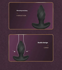 SM Remote Control Wearable Vibrating Butt Plug - Passion Pulse Adult