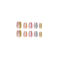 Sweet Candy-colored Cat Eye Wearable Nails - Passion Pulse Adult
