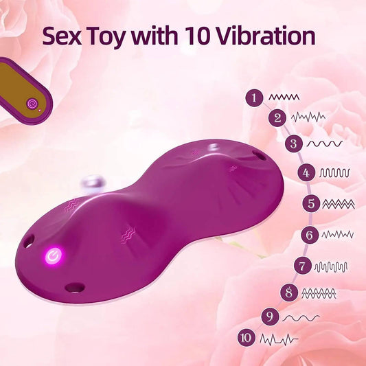 Vibrating Panties with Remote Control – 10 Vibration Modes - Passion Pulse Adult