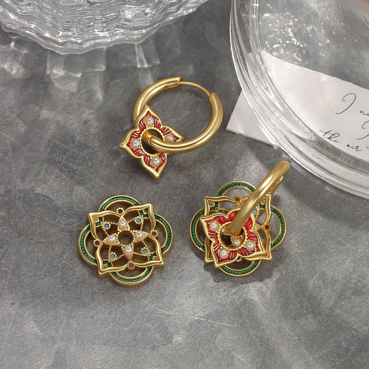 Wear multiple pairs of Chinese-style earrings. - Passion Pulse Adult