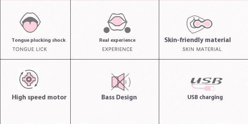 Swinging Tongue Licking Clitoral Vibrator - Passion Pulse Adult