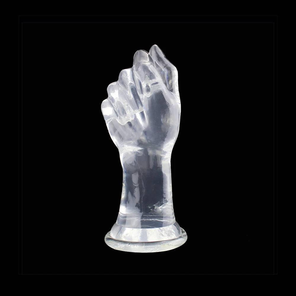 40cm Huge Blue Realistic Dildo – Fist-Style Vaginal and Anal Expander - Passion Pulse Adult