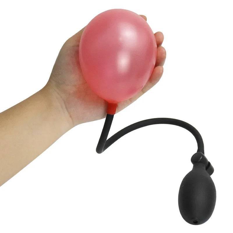 AirBloom Adjustable Inflatable Anal Plug Expander - Flexible Butt Plug for Men, Women, and Couples with Precision Pump for Preparation, Play, and Intimate Exploration - Passion Pulse Adult