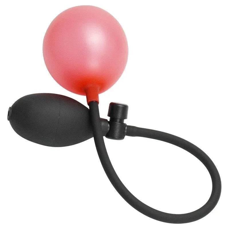 AirBloom Adjustable Inflatable Anal Plug Expander - Flexible Butt Plug for Men, Women, and Couples with Precision Pump for Preparation, Play, and Intimate Exploration - Passion Pulse Adult