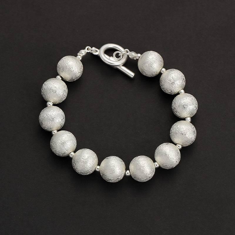 Heavywork Brushed Round Ball Necklace - Passion Pulse Adult