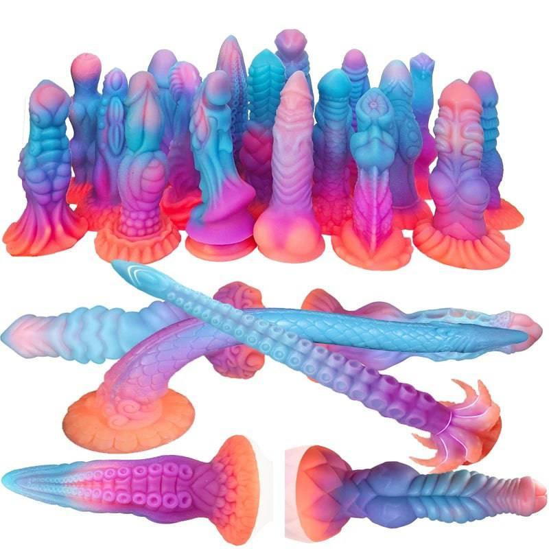 Luminous Monster Horse Dildo – Large Anal Plug for Women - Passion Pulse Adult