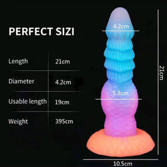 Luminous Monster Horse Dildo – Large Anal Plug for Women - Passion Pulse Adult