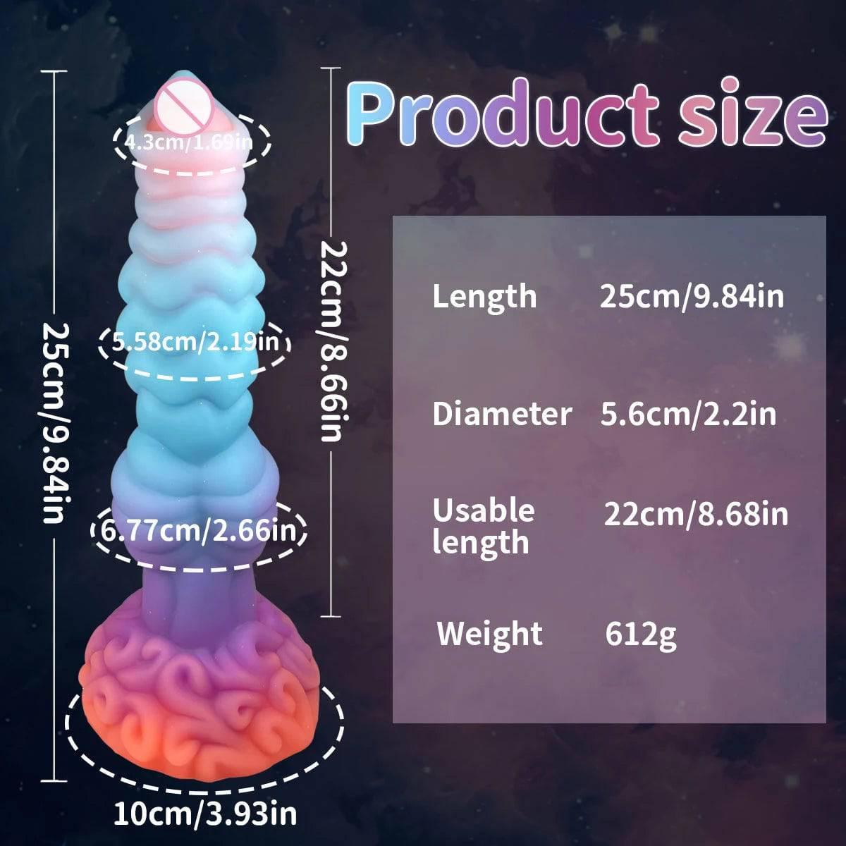 Luminous Monster Horse Dildo – Large Anal Plug for Women - Passion Pulse Adult