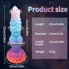 Luminous Monster Horse Dildo – Large Anal Plug for Women - Passion Pulse Adult