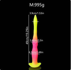 Luminous Monster Horse Dildo – Large Anal Plug for Women - Passion Pulse Adult