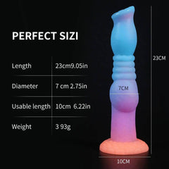 Luminous Monster Horse Dildo – Large Anal Plug for Women - Passion Pulse Adult