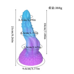 Luminous Monster Horse Dildo – Large Anal Plug for Women - Passion Pulse Adult