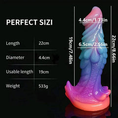 Luminous Monster Horse Dildo – Large Anal Plug for Women - Passion Pulse Adult