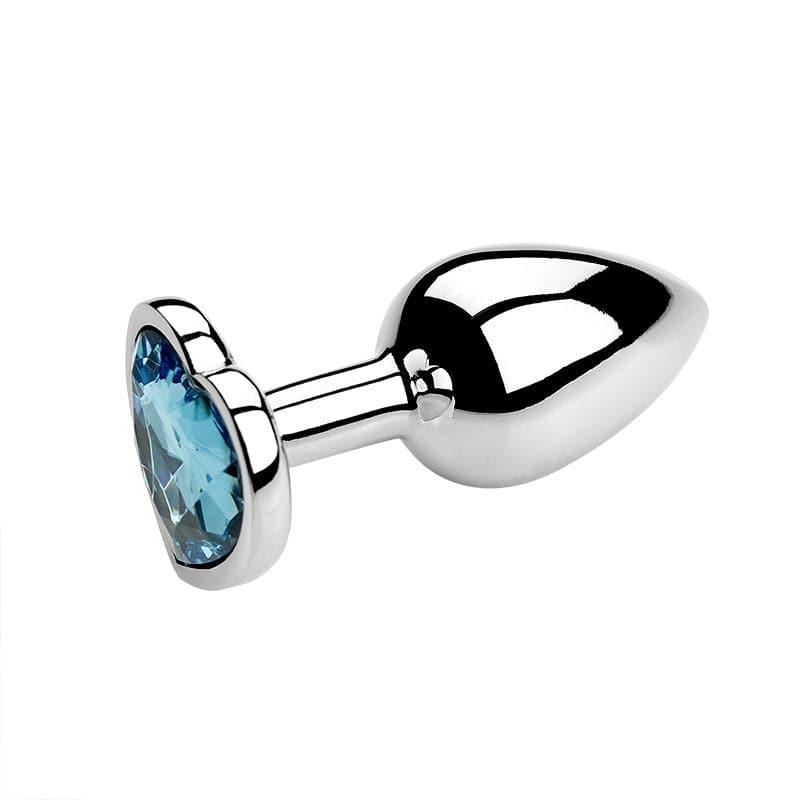 Heart-Shaped Metal Anal Plug - Passion Pulse Adult