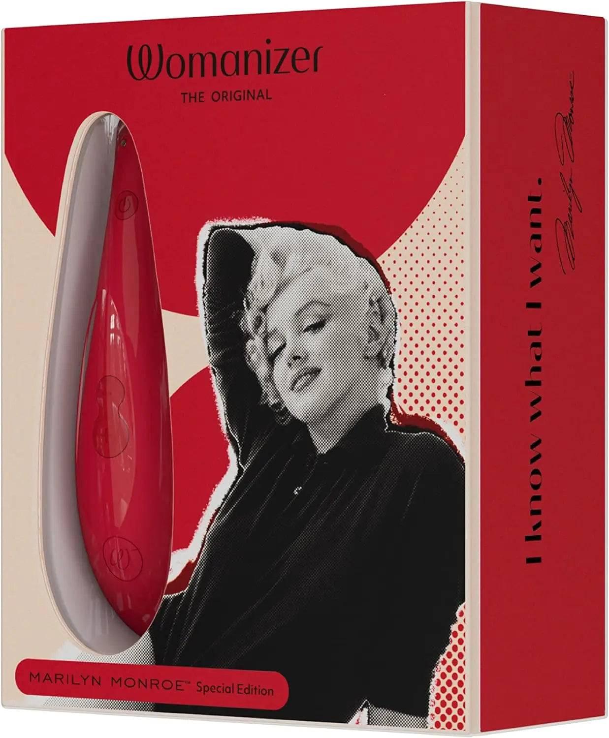 Womanizer x Marilyn Monroe Special Edition Pleasure Air Sex Toys, Clitoral Sucking Vibrators, Clitoral Stimulators for Women - Passion Pulse Adult