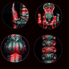 LICKER Dog Knot & Tentacle Fantasy Dildo - G-Spot & Anal Pleasure - Passion Pulse Adult