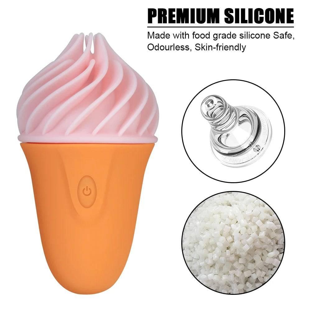 Ice Cream-Shaped Vibrator - Passion Pulse Adult