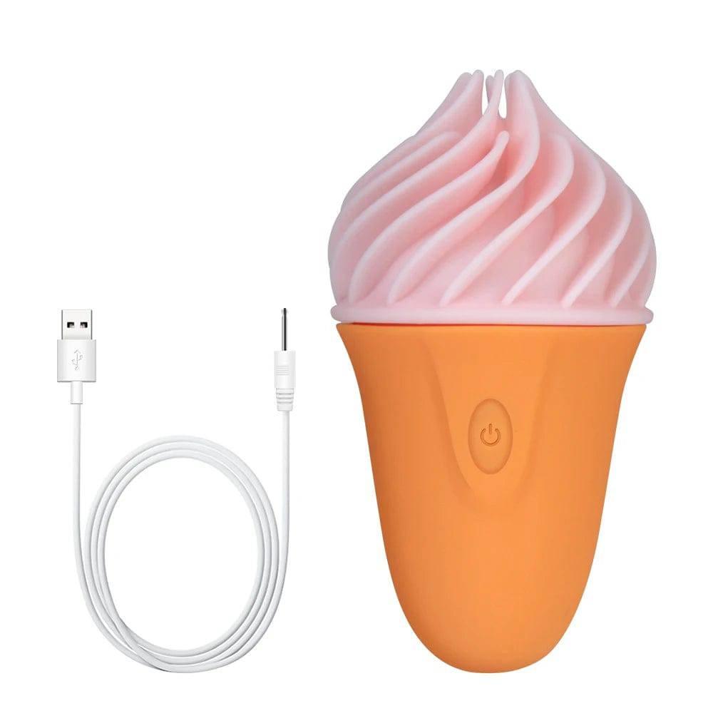 Ice Cream-Shaped Vibrator - Passion Pulse Adult