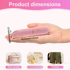 10-Speed Rechargeable Mini Bullet Vibrator - Passion Pulse Adult