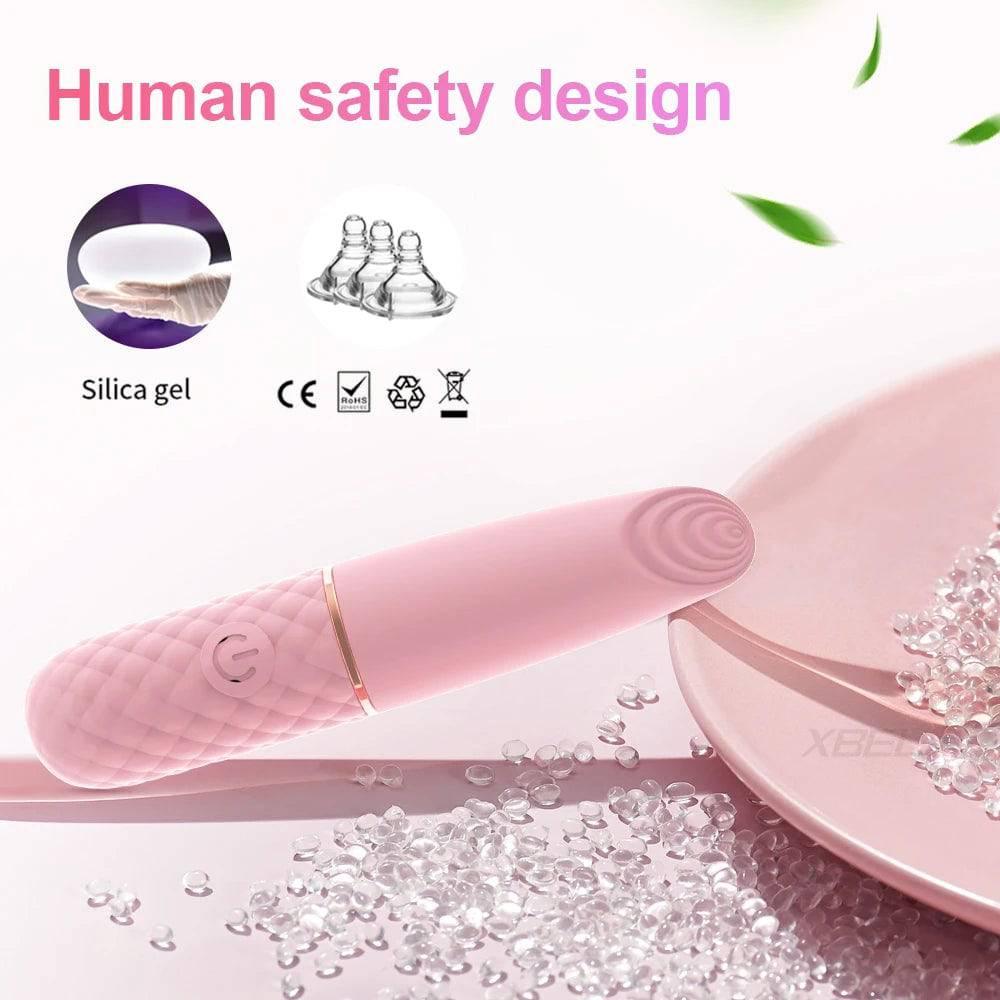 10-Speed Rechargeable Mini Bullet Vibrator - Passion Pulse Adult