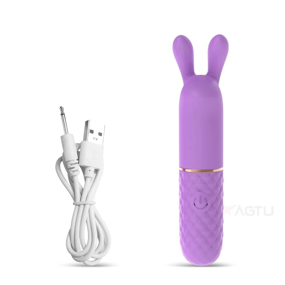 10-Speed Rechargeable Mini Bullet Vibrator - Passion Pulse Adult