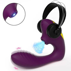 10 Speeds Vagina Sucking Vibrator Vibrating Sucker Oral Sex Suction Clitoris Stimulator Erotic Sex Toy for Women Sexual Wellness - Passion Pulse Adult