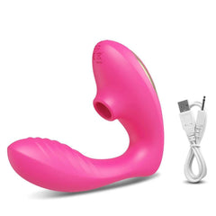 10 Speeds Vagina Sucking Vibrator Vibrating Sucker Oral Sex Suction Clitoris Stimulator Erotic Sex Toy for Women Sexual Wellness - Passion Pulse Adult