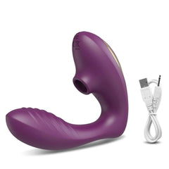 10 Speeds Vagina Sucking Vibrator Vibrating Sucker Oral Sex Suction Clitoris Stimulator Erotic Sex Toy for Women Sexual Wellness - Passion Pulse Adult
