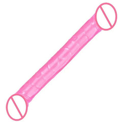 Double Head Dildo Long Jelly Realistic Dildo Double Ended Dildo Flexible Penis for Women Masturbator Sex Toys for Lesbian - Passion Pulse Adult