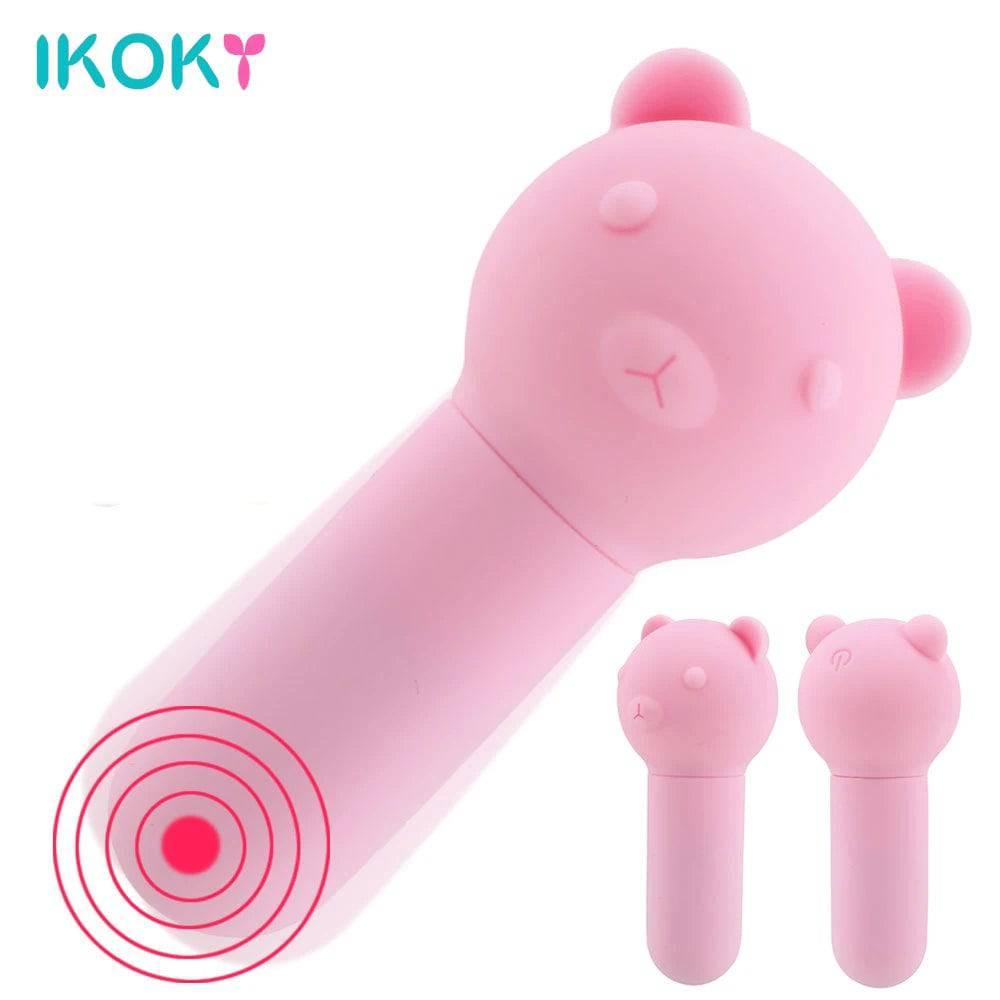 85mm Sexy Bear Vibrator for Women - Passion Pulse Adult