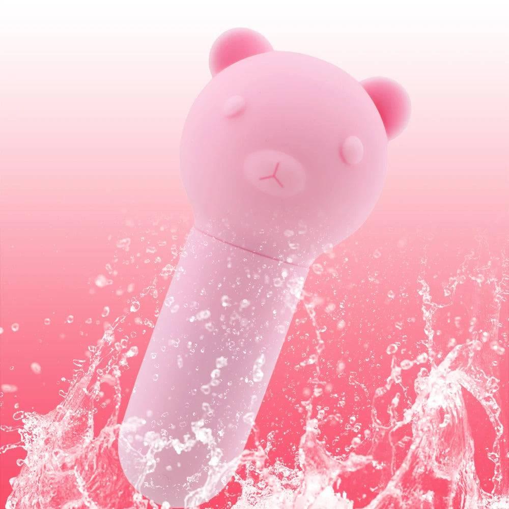 85mm Sexy Bear Vibrator for Women - Passion Pulse Adult
