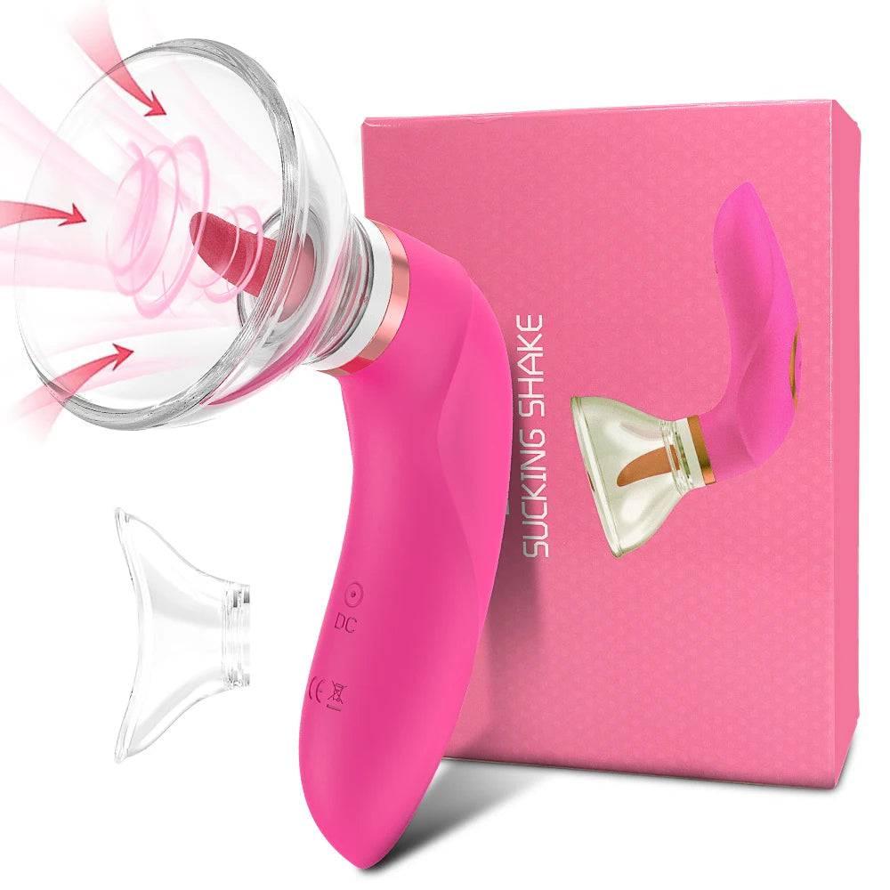 PASSION PULSE Red Power - Clit & Nipple Sucking Vibrator - Passion Pulse Adult