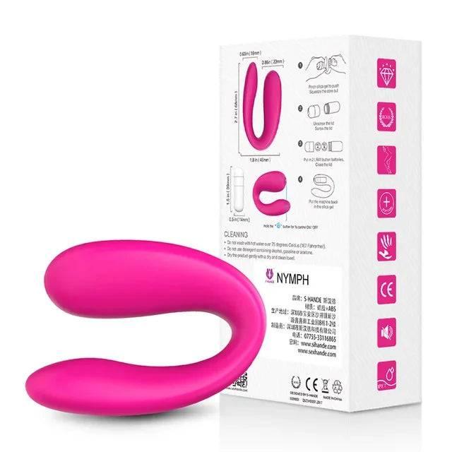 Couple's Vibrator for Women – U-Type G-Spot Stimulator - Passion Pulse Adult