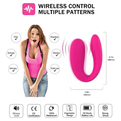 Couple's Vibrator for Women – U-Type G-Spot Stimulator - Passion Pulse Adult