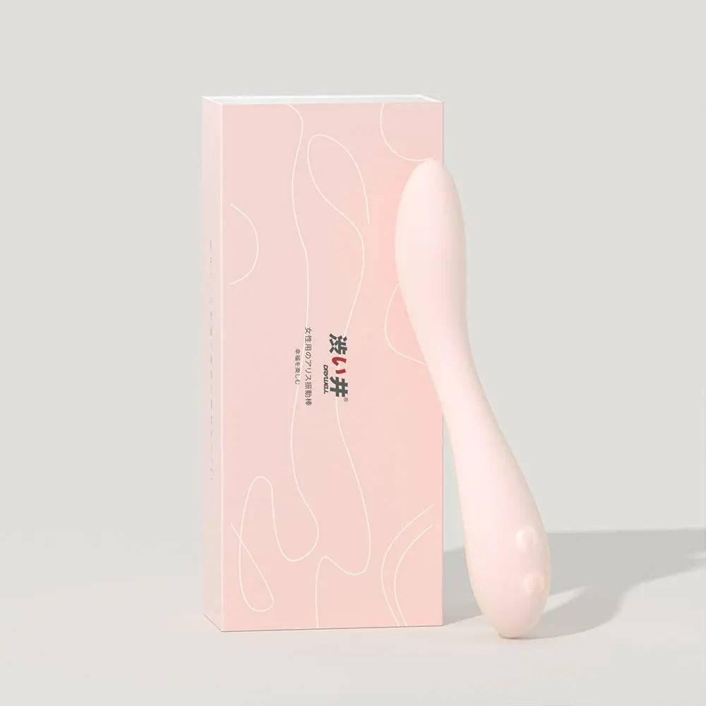 DRY WELL G-Spot Heating Rose Vibrator: Clitoral & G-Spot Stimulation - Passion Pulse Adult