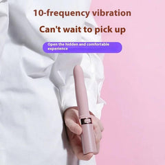 GALAKU Lipstick Vibrator in Pearl Pink – Discreet Erotic Vibrator for Women - Passion Pulse Adult